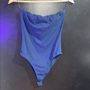 Navy blue bodysuit